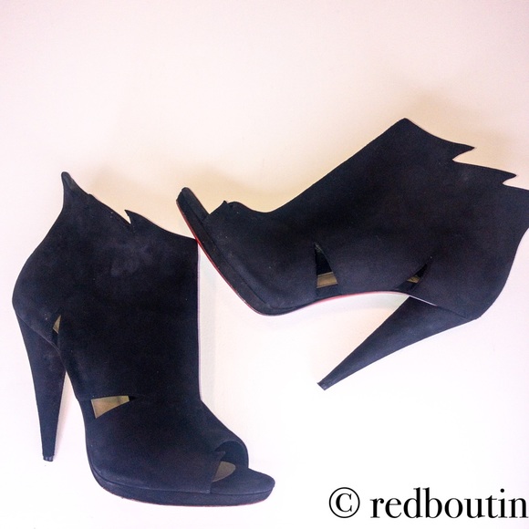 🔴SOLDBelfeconica black suede Bootie 40.5 - Picture 7 of 8